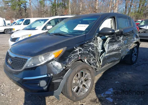 2015 Kia Sportage Lx из США, поврежденный, VIN KNDPB3AC5F7728125